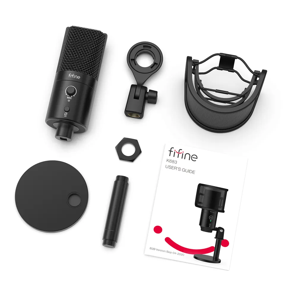 FIFINE K683A USB microphone for PC and Mac