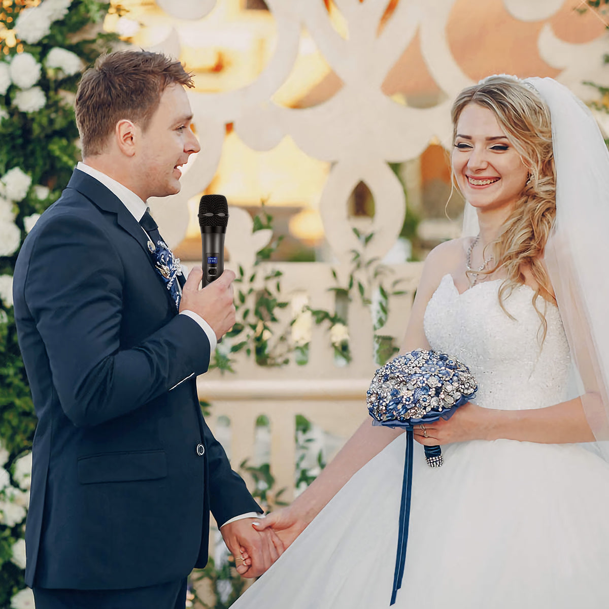 FIFINE K025 UHF wireless handheld dynamic microphone with 6.35mm receiver