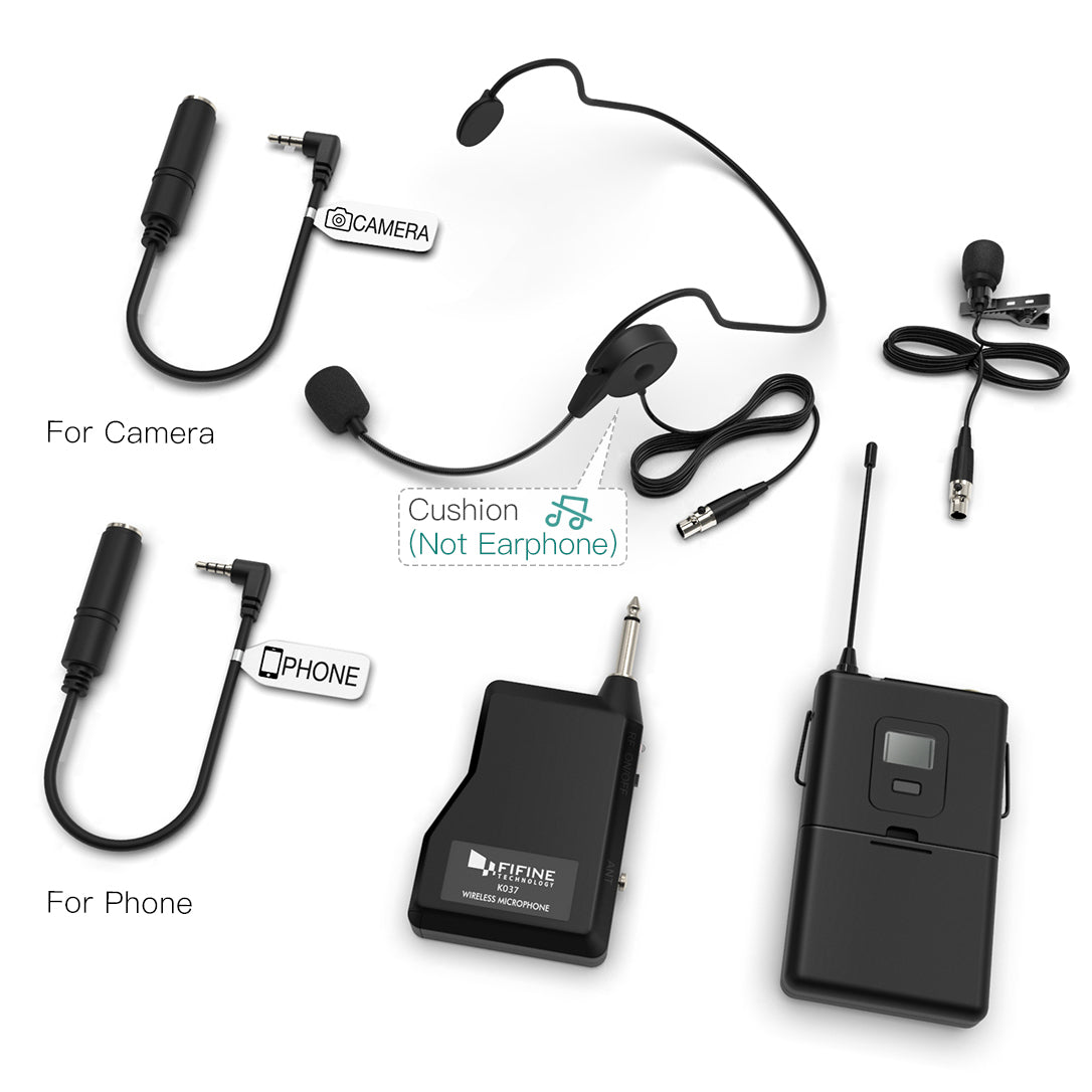 FIFINE K037B Headset microphone