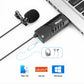FIFINE K053 USB microphone with clip-on lavalier and 6.5ft cable
