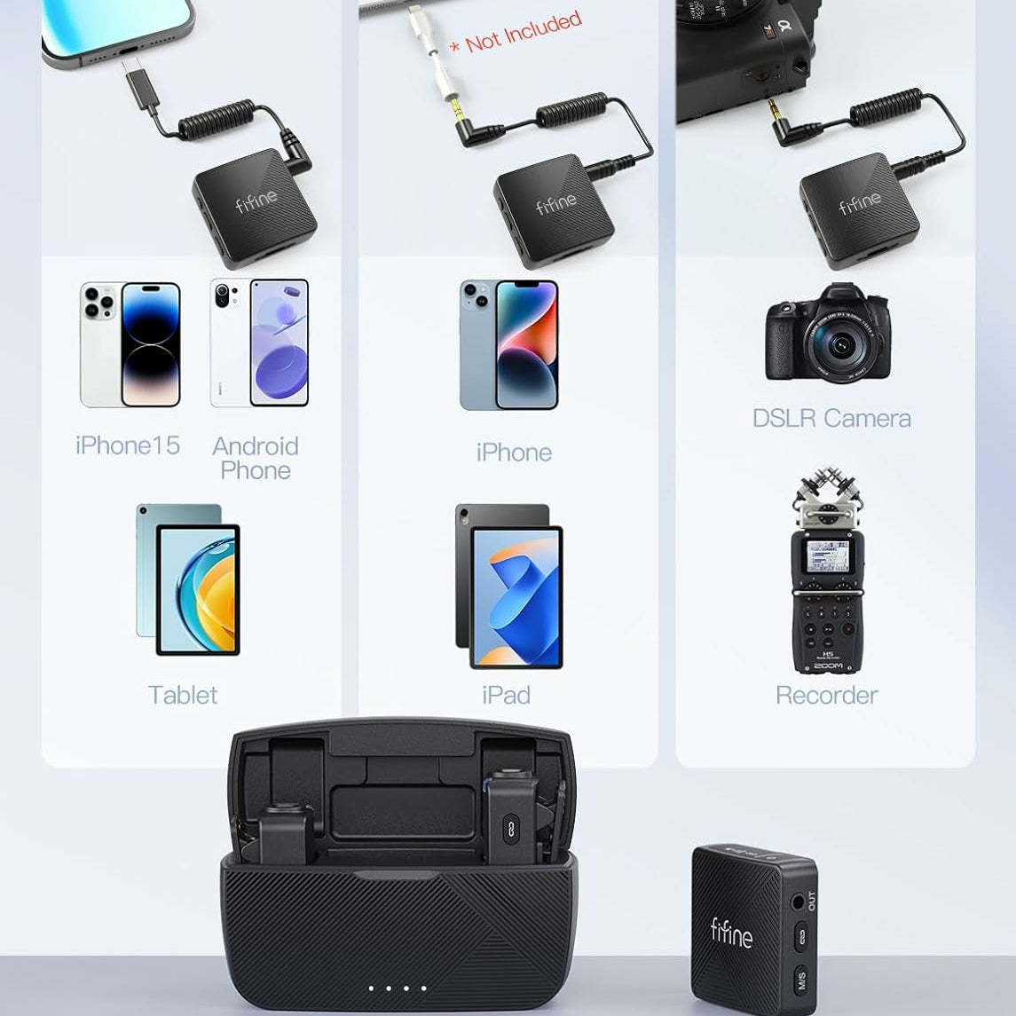 FIFINE Microphone for streaming and podcasts