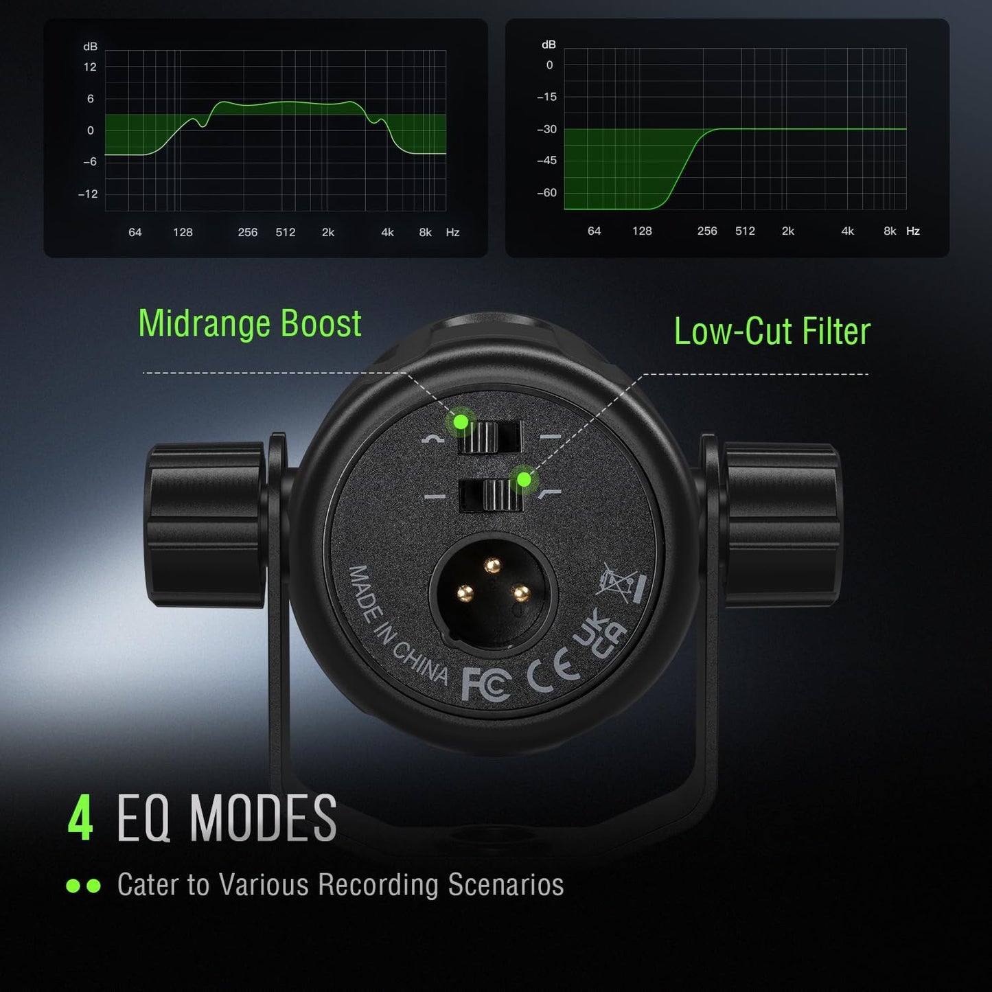 FIFINE XLR Microphone for studio-quality recording