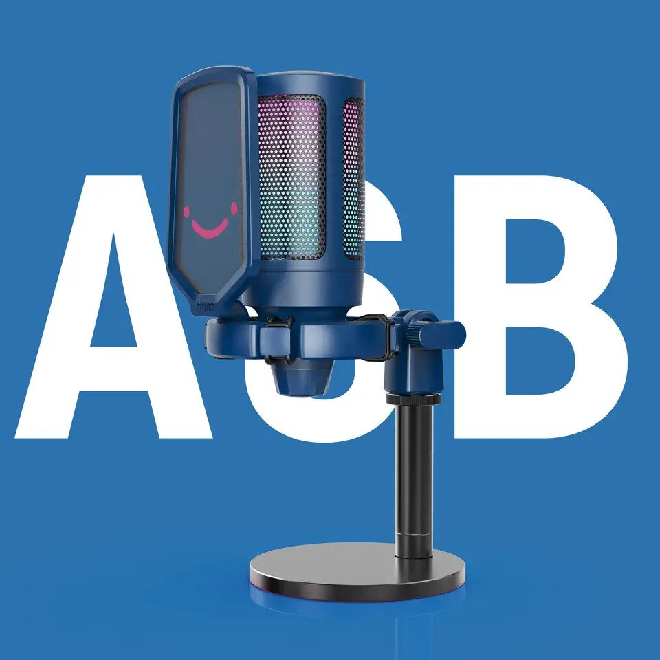FIFINE A6V USB Microphone for PC and gaming