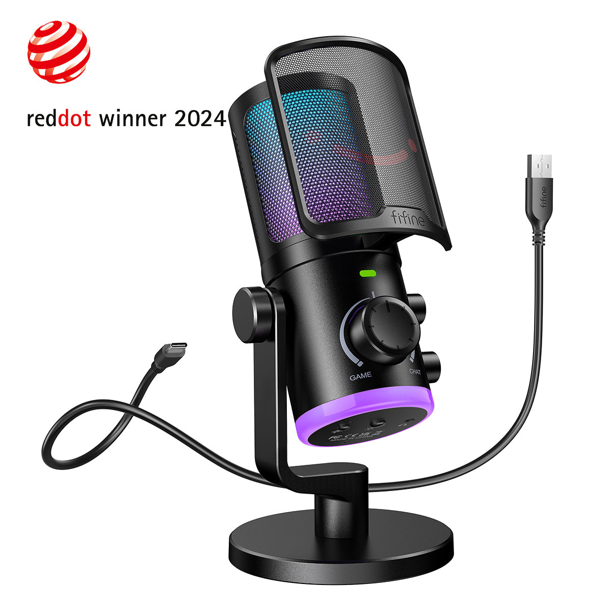 FIFINE AM6 USB Microphone for streaming and podcasts