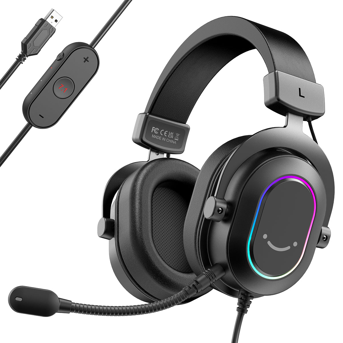 FIFINE H6 USB Headset with noise-reducing mic