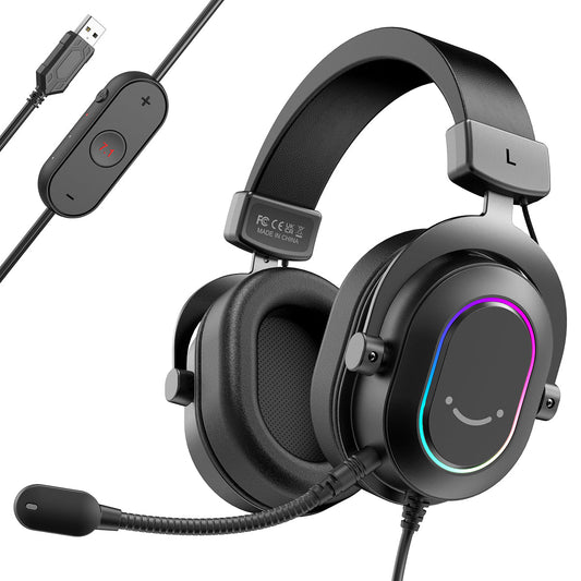 FIFINE H6 USB Headset with noise-reducing mic