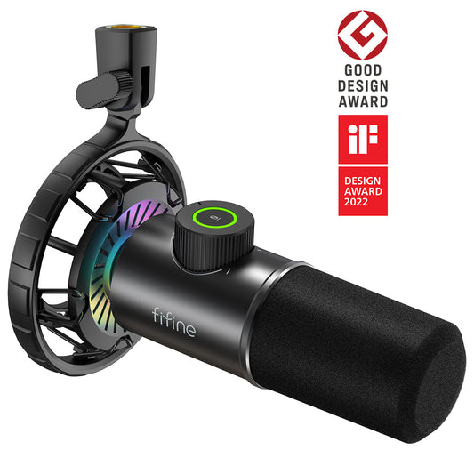 FIFINE K658 USB Microphone for streaming and podcasts