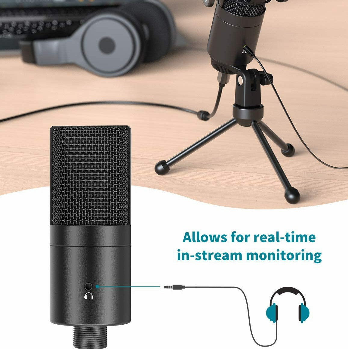 FIFINE K683A USB microphone for PC and Mac