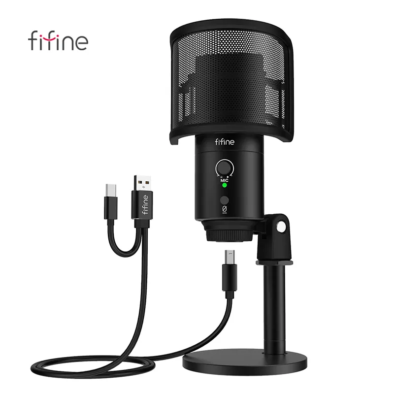 FIFINE K683A USB microphone for PC and Mac