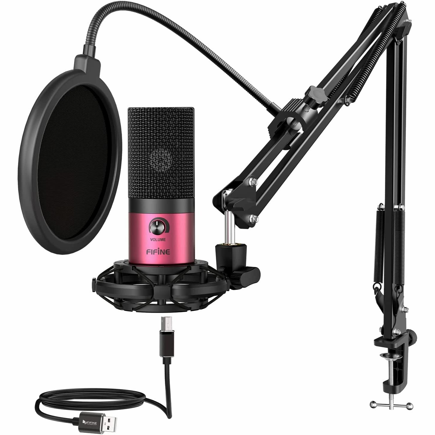 FIFINE T669 USB Microphone with stand
