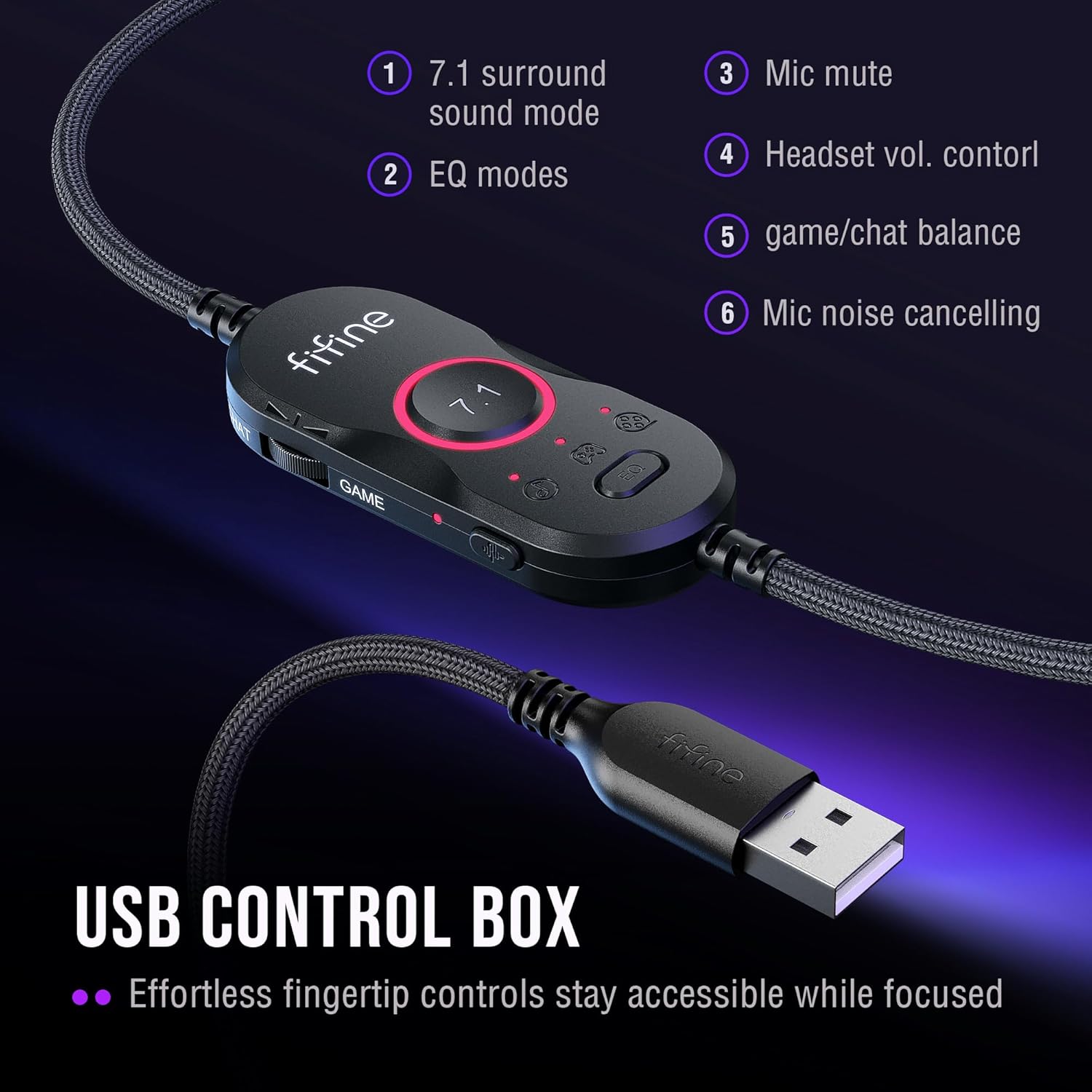 FIFINE H13 USB Headset with mic