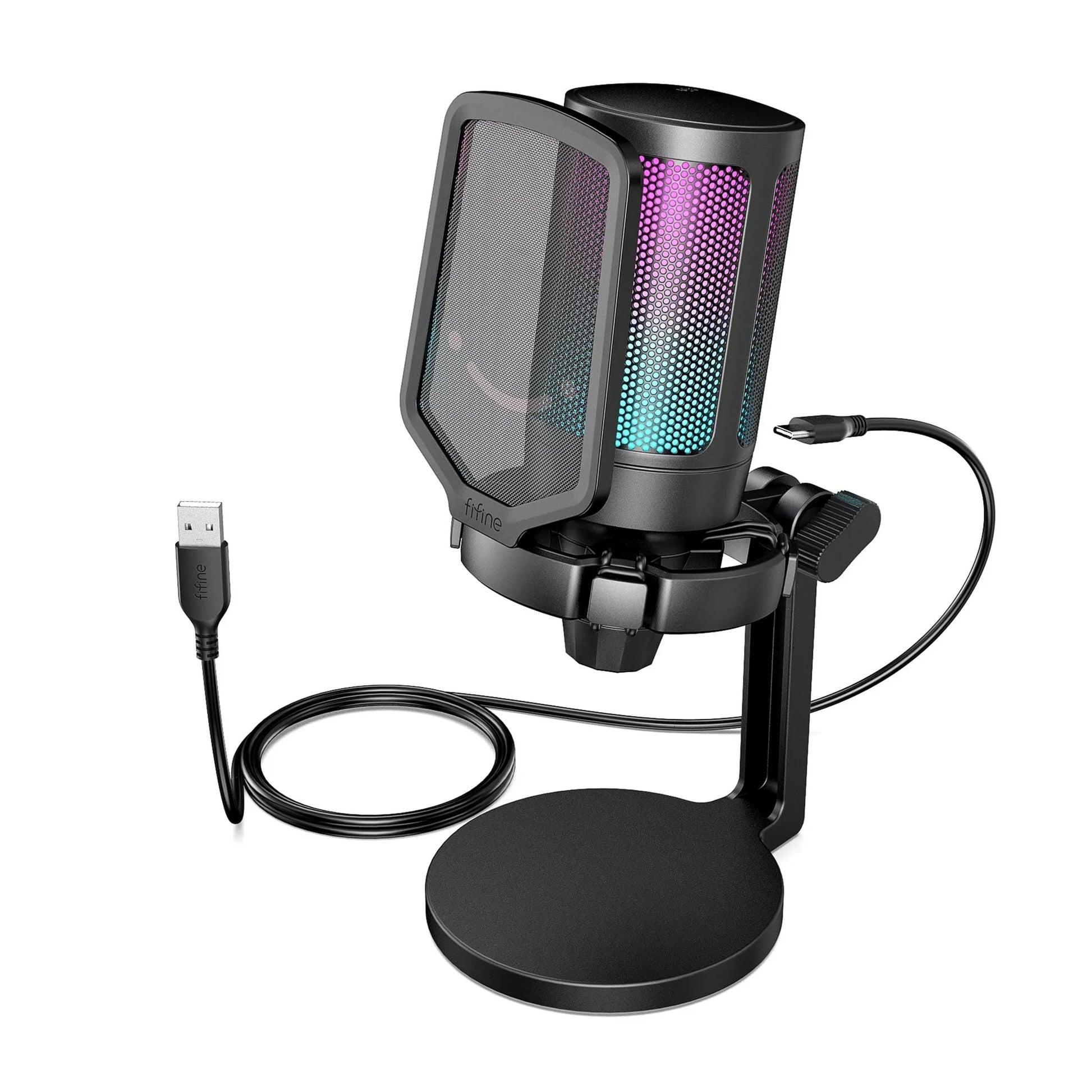 FIFINE A6V USB Microphone for PC and gaming