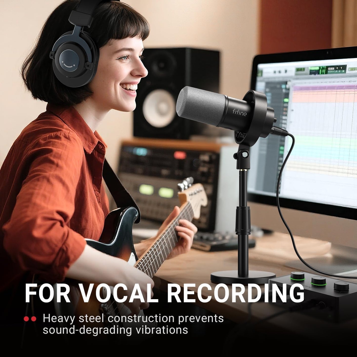 FIFINE Microphone for streaming and podcasts