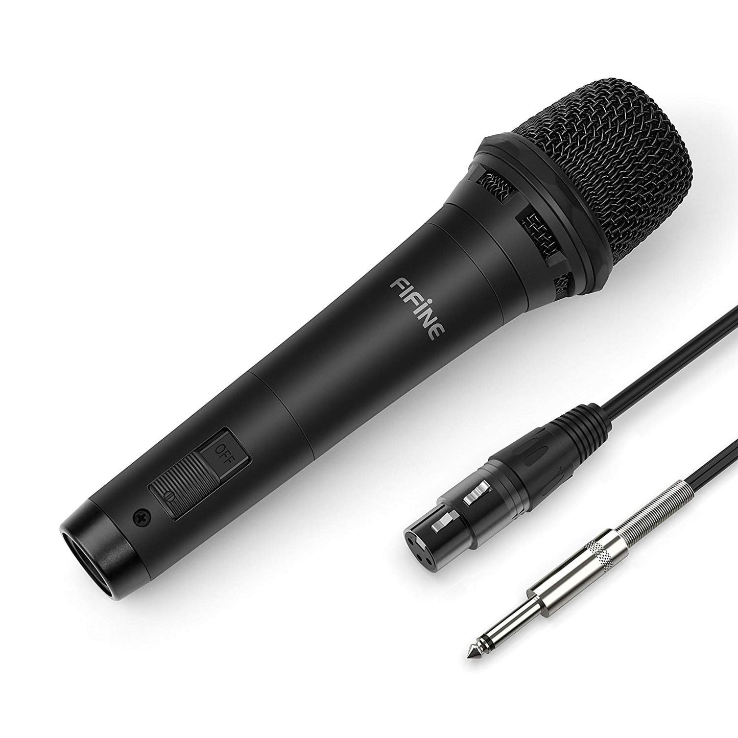 FIFINE K8 dynamic cardioid handheld microphone with 19ft cable