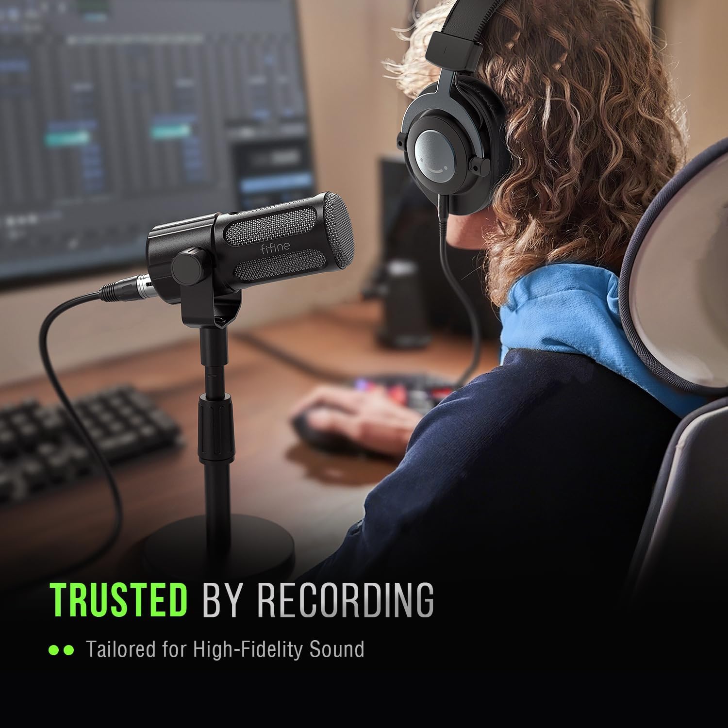 FIFINE XLR Microphone for studio-quality recording