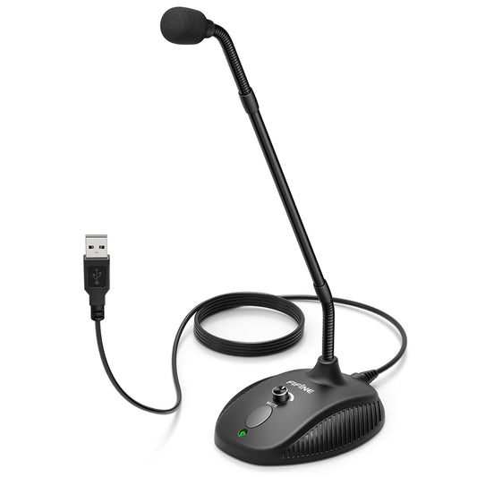 FIFINE K052 USB microphone with mute button and volume dial