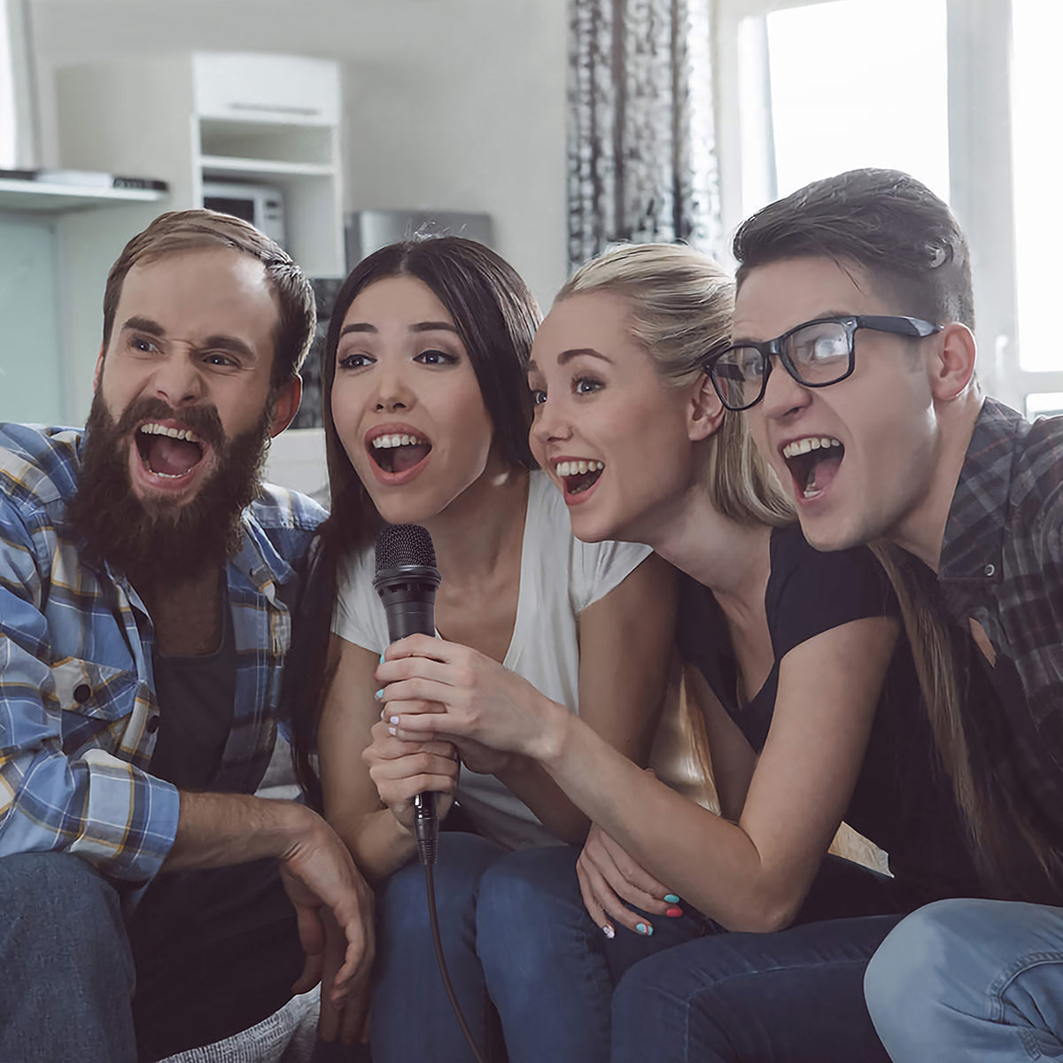 FIFINE K8 dynamic cardioid handheld microphone with 19ft cable