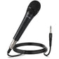 FIFINE K6 dynamic cardioid handheld microphone with XLR to 1/4-inch cable