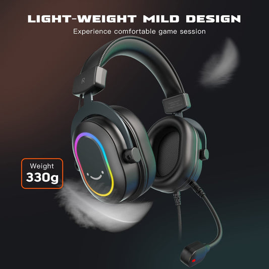 FIFINE H6 USB Headset with noise-reducing mic