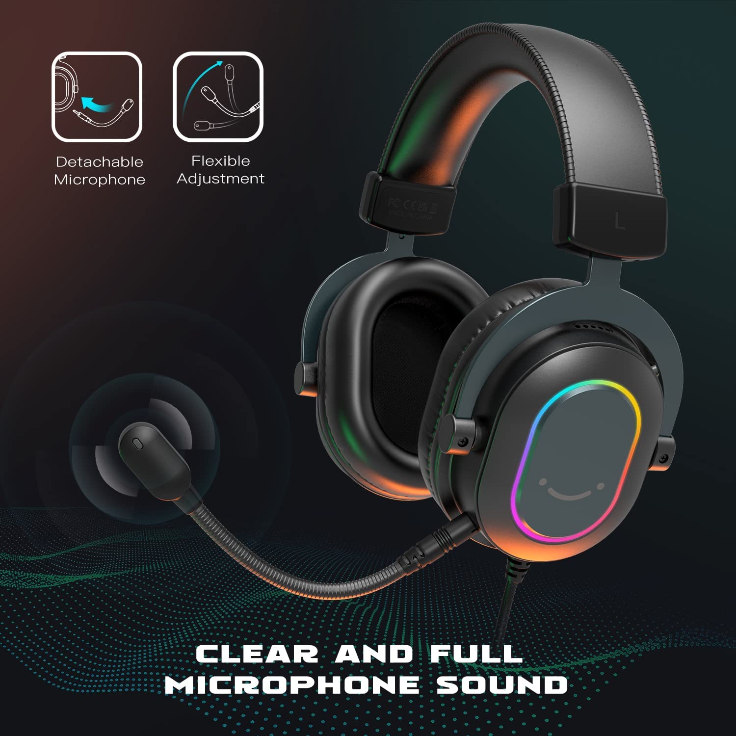 FIFINE H6 USB Headset with noise-reducing mic