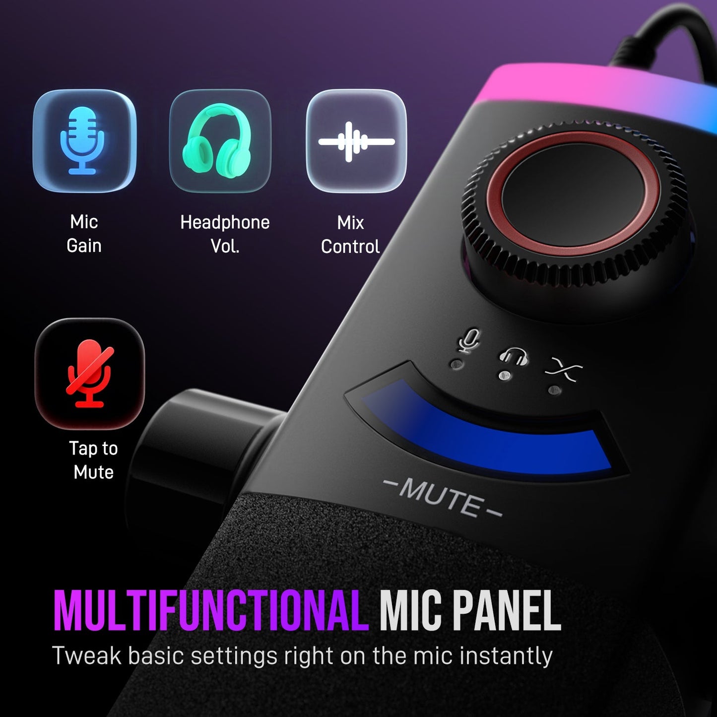FIFINE Microphone for streaming and podcasts
