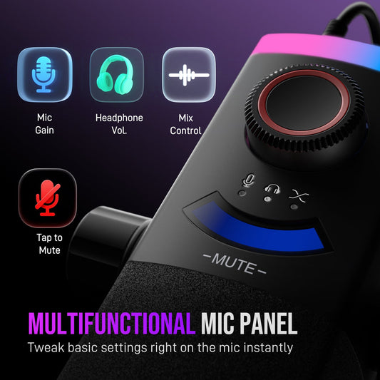 FIFINE Microphone for streaming and podcasts