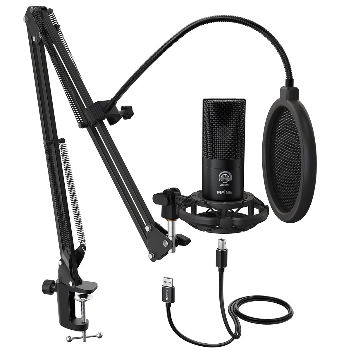 FIFINE T669 USB Microphone with stand