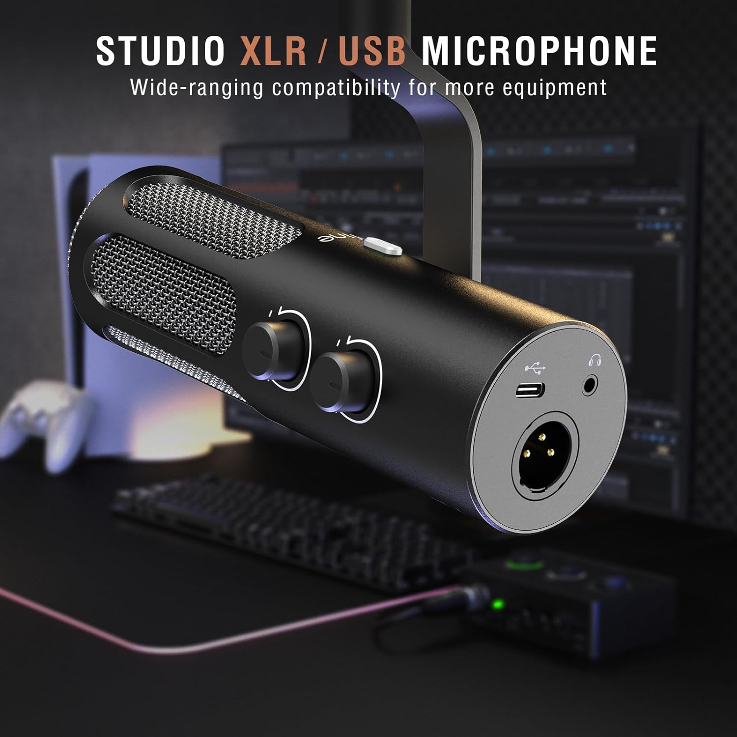 FIFINE XLR microphone for studio, podcast and streaming