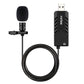 FIFINE K053 USB microphone with clip-on lavalier and 6.5ft cable