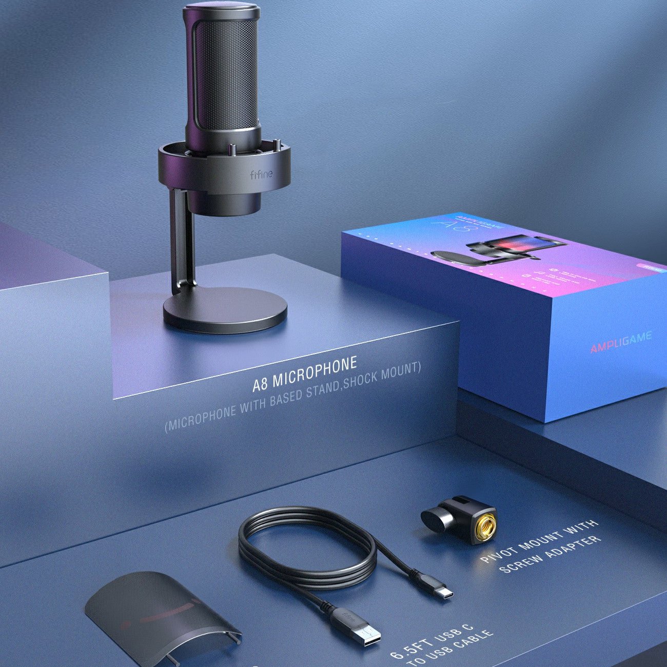 FIFINE A8 USB Microphone