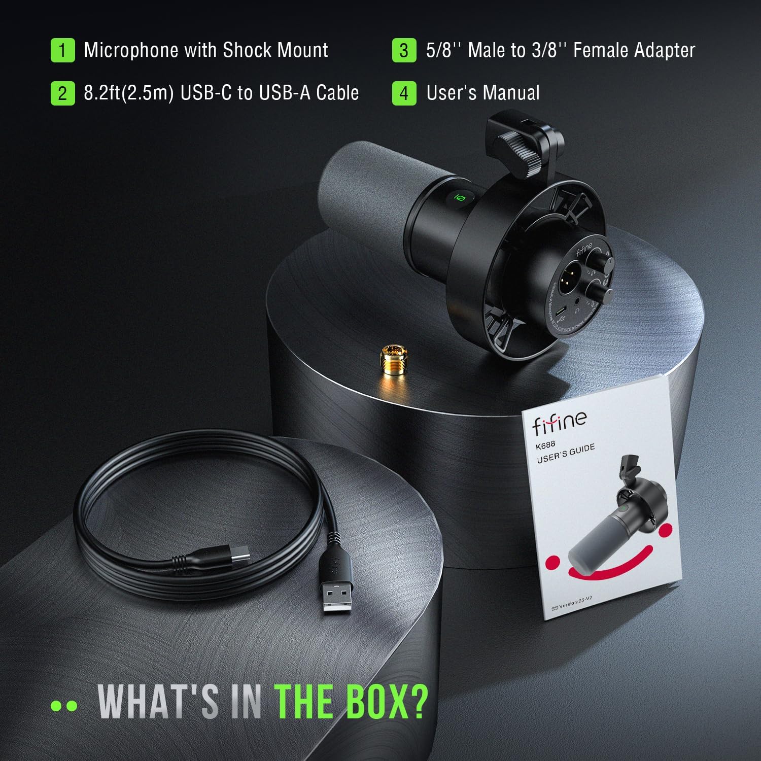 FIFINE K688 XLR Microphone for podcasting