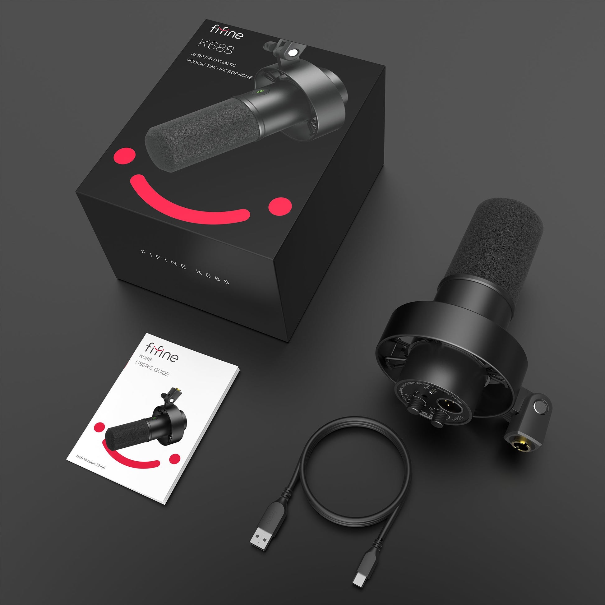 FIFINE K688 XLR Microphone for podcasting