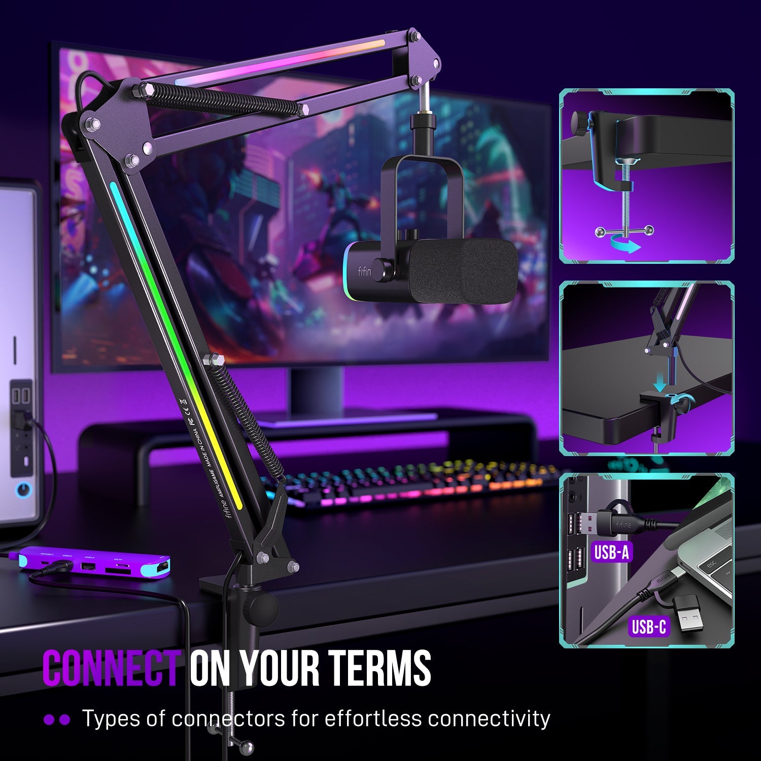 FIFINE BM38 Microphone product image