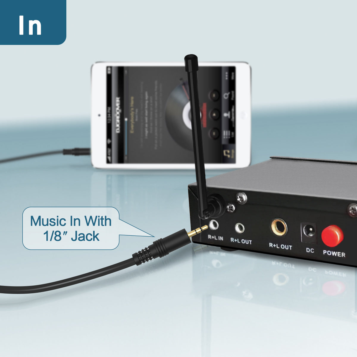 FIFINE K036 wireless dual handheld microphone system with receiver