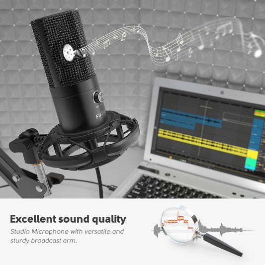 FIFINE T669 USB Microphone with stand
