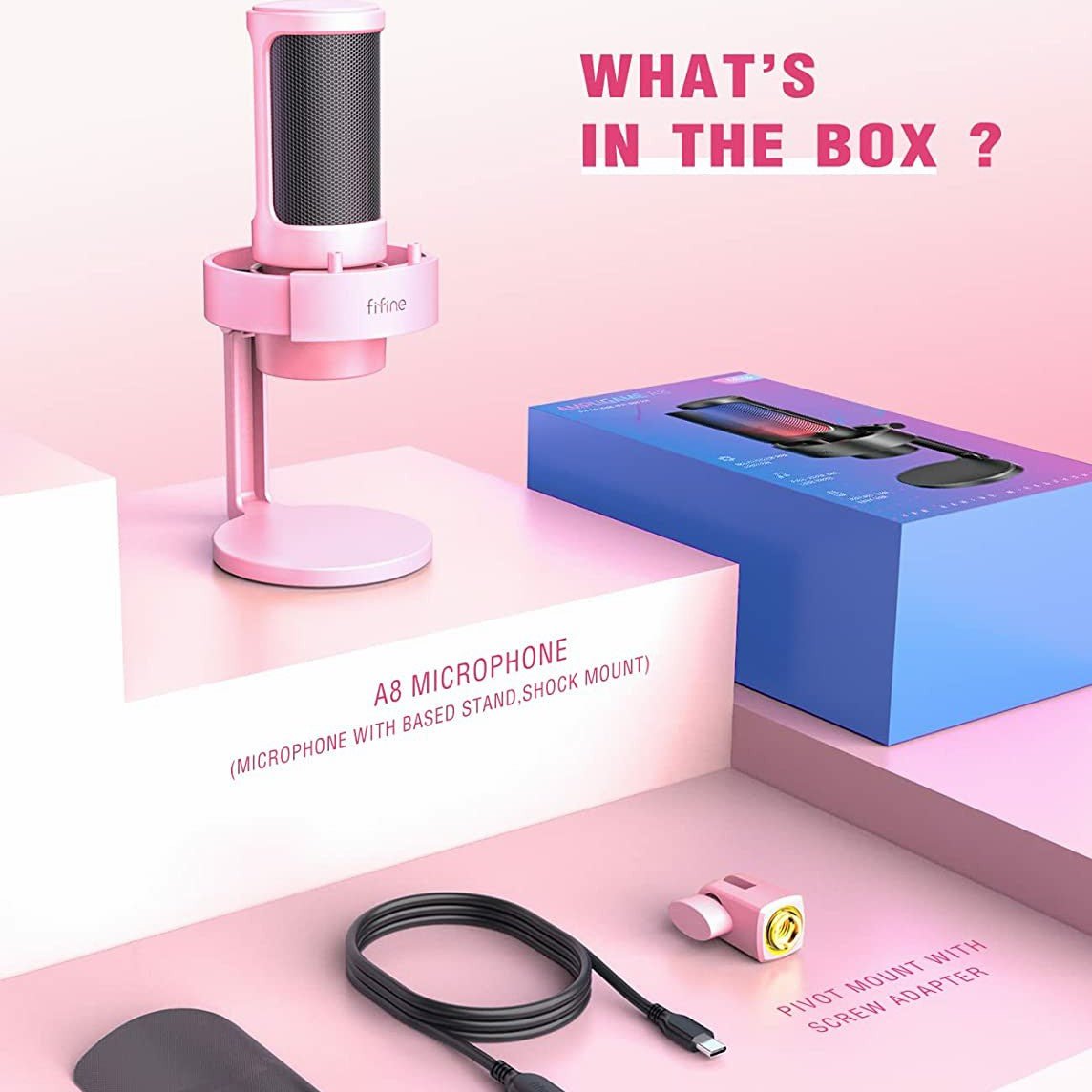 FIFINE A8 USB Microphone